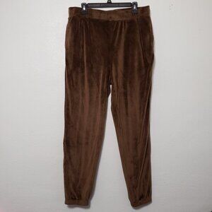 Sacré Brown Velour Joggers